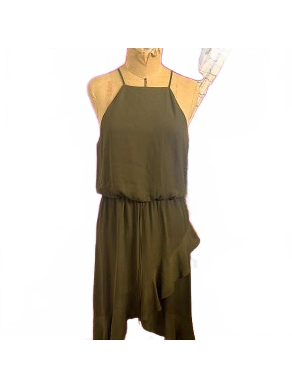 City Triangles Khaki and Green Dress